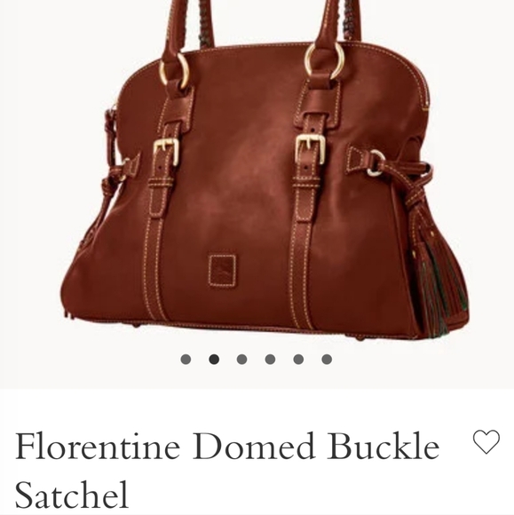 Dooney & Bourke Florentine Domed Buckle Satchel - Picture 10 of 10
